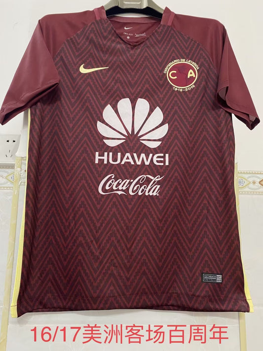 Retro Club América 16-17 Away Centennial Version