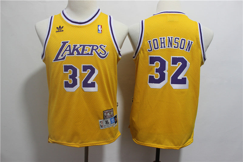 Los Angeles Lakers 32 Johnson Yellow - NBA Jersey S-2XL