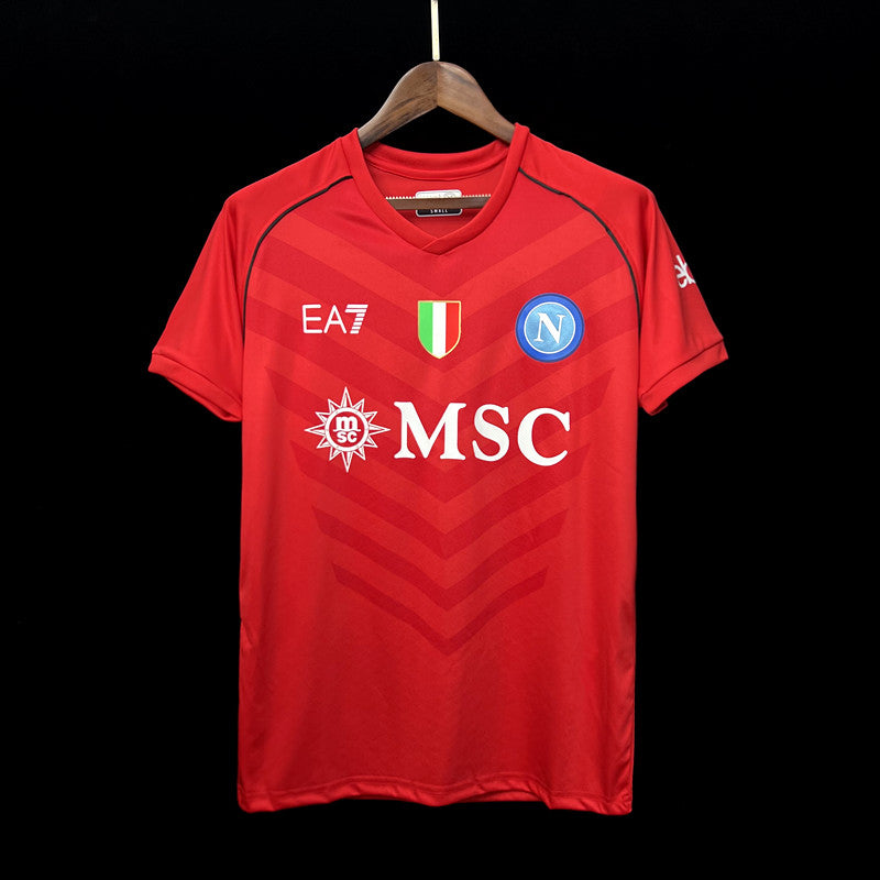 23/24 Napoli Red Goalie Fan Version