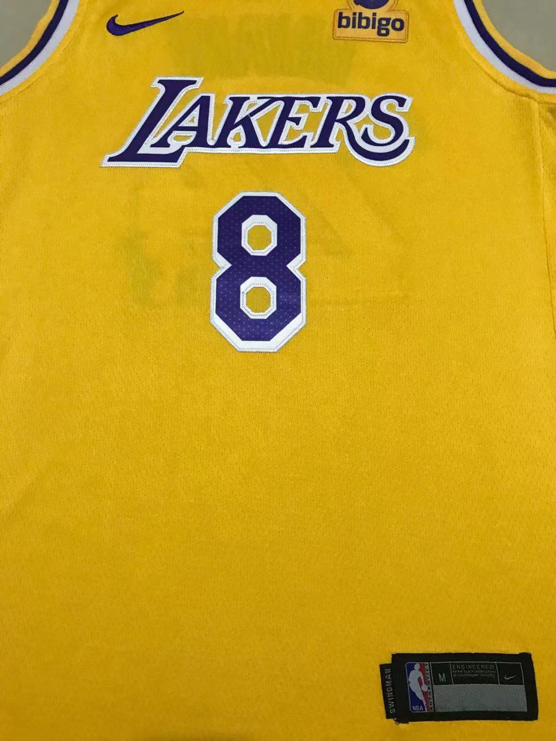 Los Angeles Lakers 8 front 24 back Red Nike - NBA Jersey S-2XL