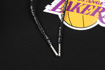 Suéter NBA Lakers negra de algodón S-2XL