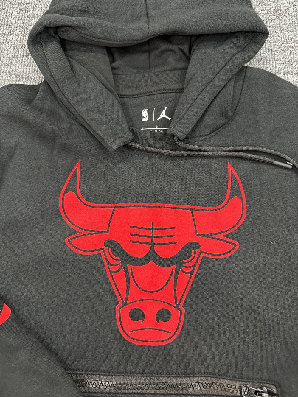 Suéter NBA con zipper de algodón S-2XL