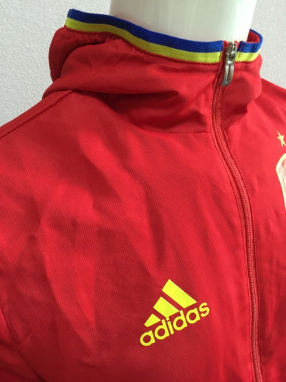 Retro 2016 España Euro Cup Red Hoodie Jacket