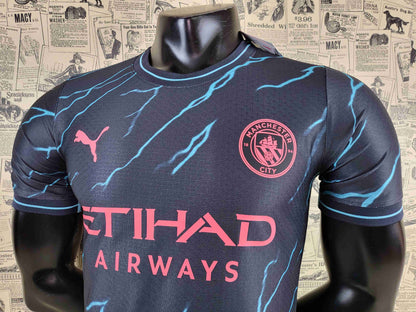 23-24 Manchester City II Away Soccer Jersey Player Version