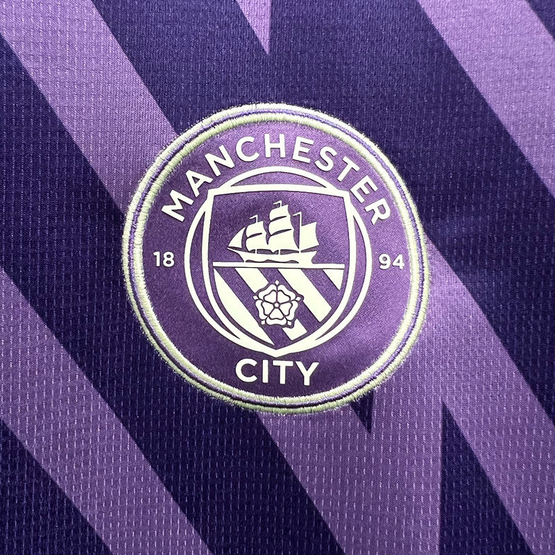 23/24 Manchester City Purple Goalkeeper Fan Version