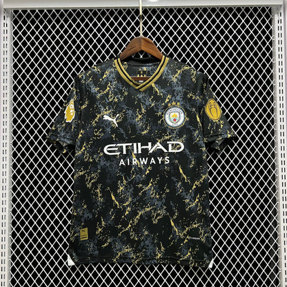 23/24 Manchester City Black Gold Special Edition Fan Version