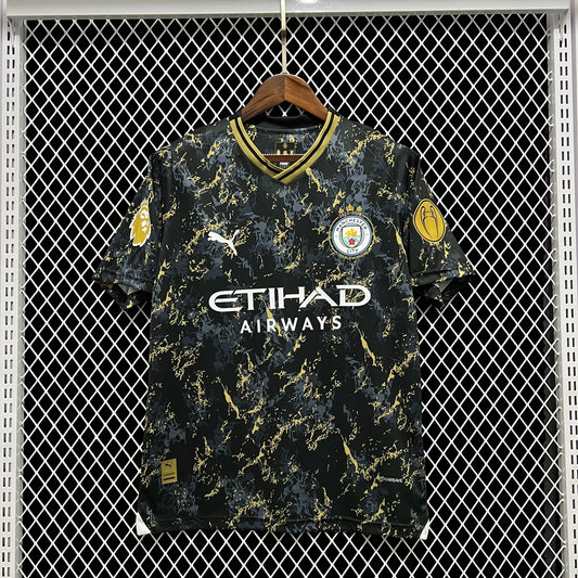 23/24 Manchester City Black Gold Special Edition Fan Version