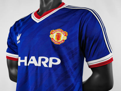 1986/88 Man United Third Away Blue