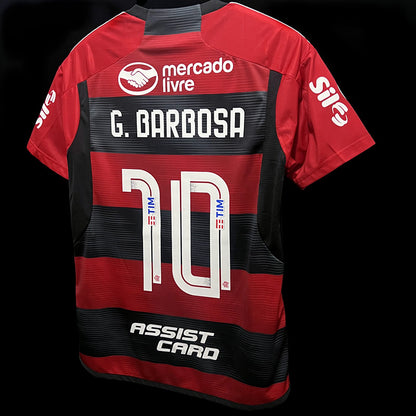 23/24 Flamengo Home all sponsors + Libertadores Fan Version