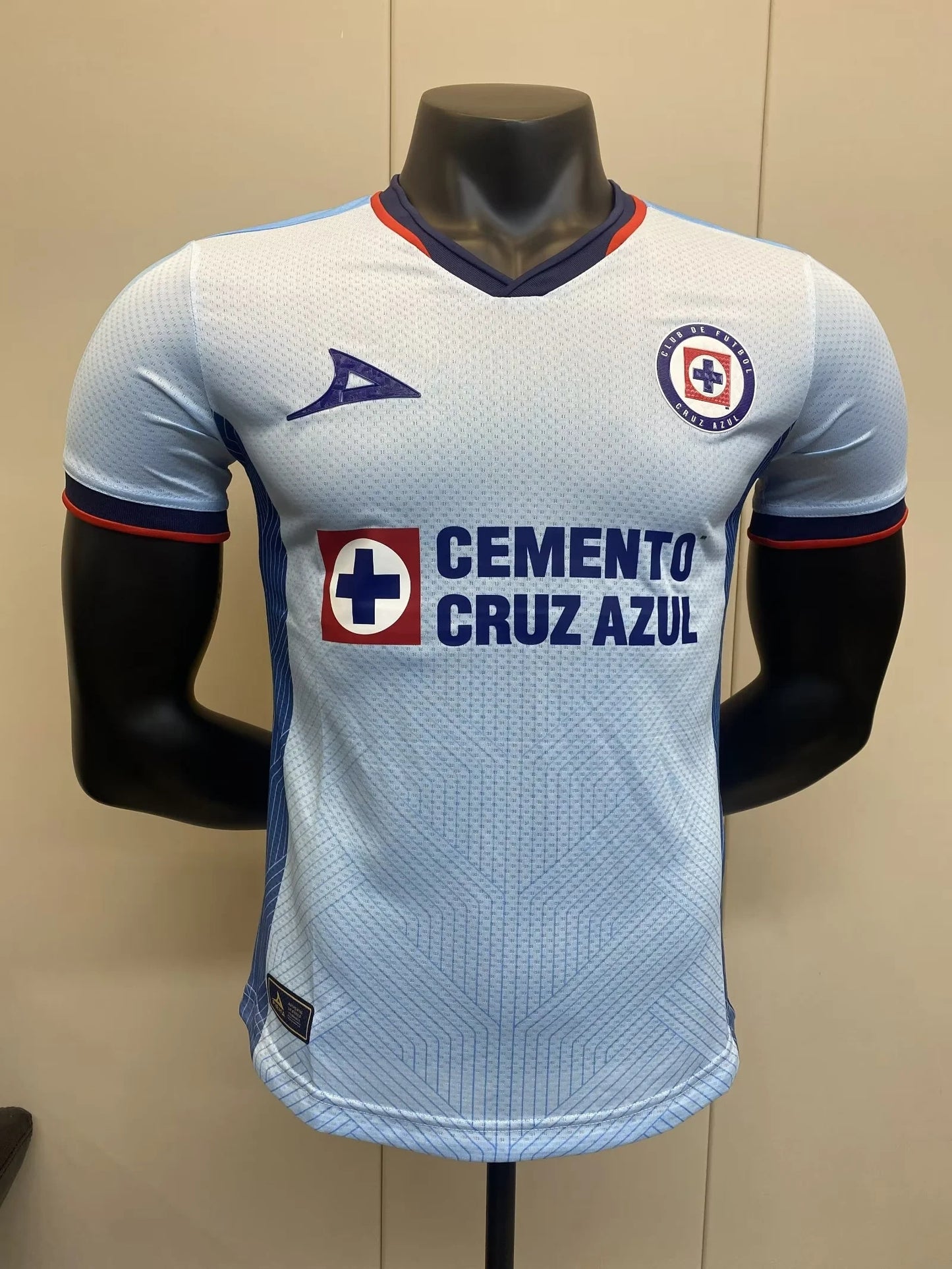 23/24 Cruz Azul Away Light Blue Player Version