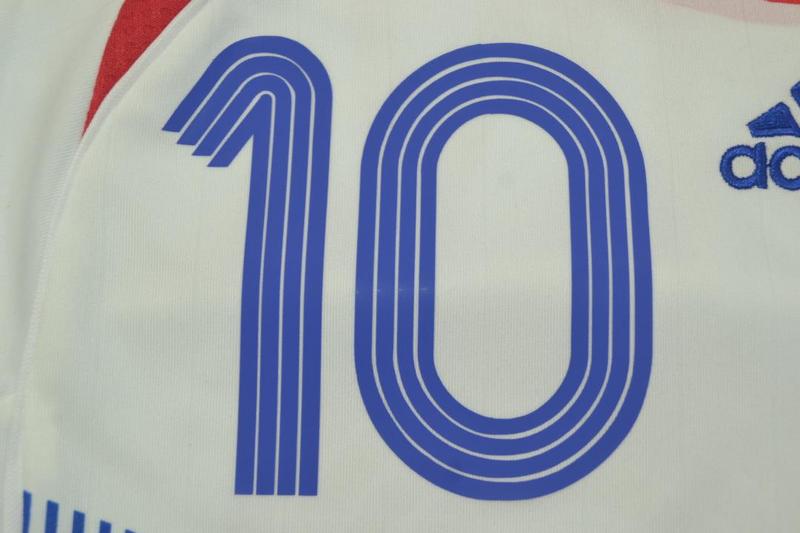 Retro Francia 2006 World Cup Final Shirt