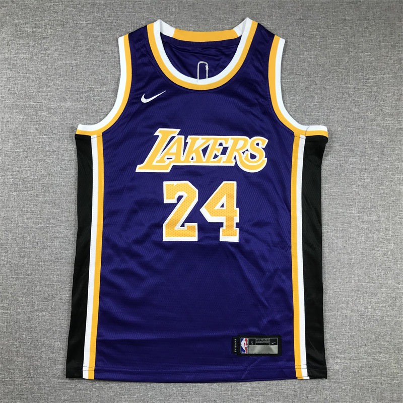 Los Angeles Lakers 24 Purple cuello redondo - NBA Jersey S-2XL