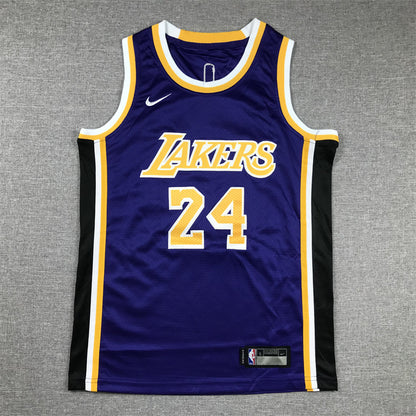 Los Angeles Lakers 24 Purple cuello redondo - NBA Jersey S-2XL