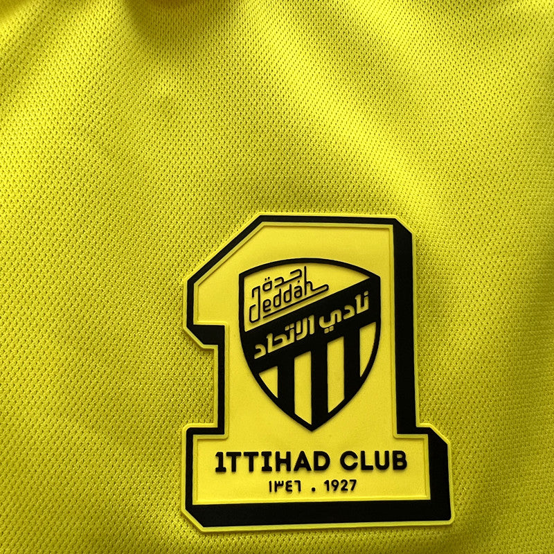 23/24 Ittihad Football Club Yellow Polo Version