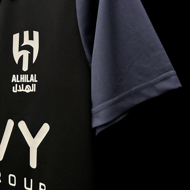 23/24 Al Hilal Black Polo Version