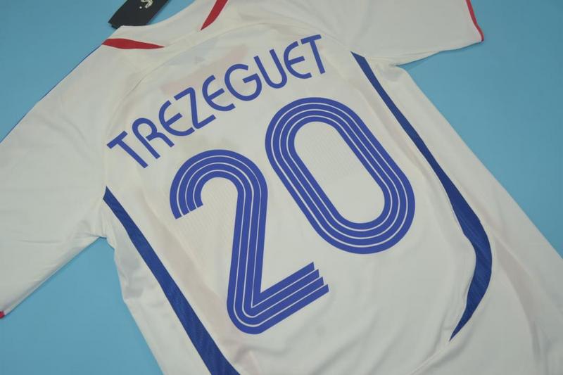 Retro Francia 2006 World Cup Final Shirt