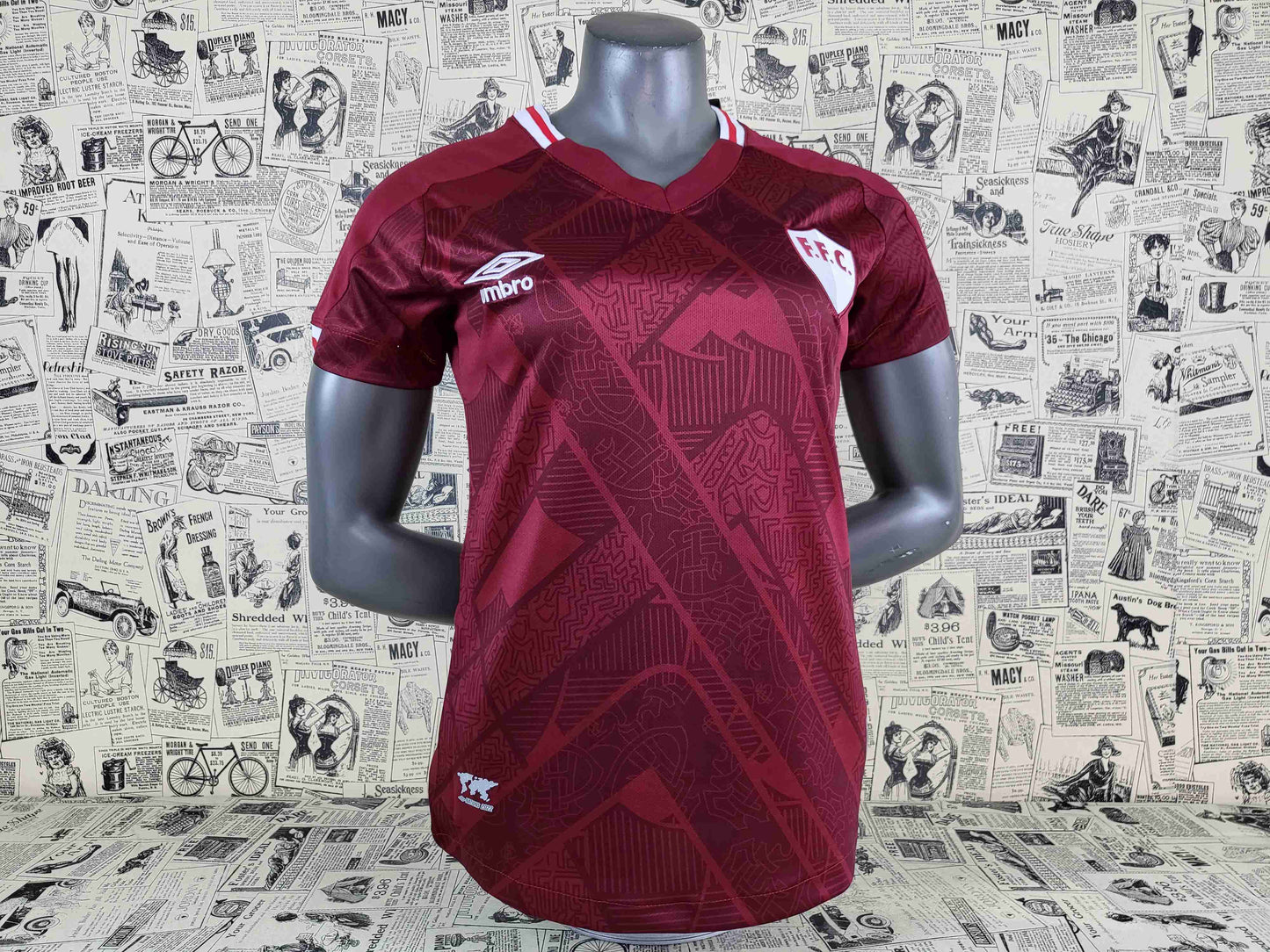 23/24 Fluminense Women Second Away Soccer Jersey Red