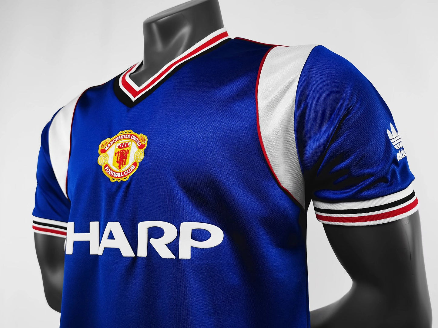 1985 Man United Third Away Blue