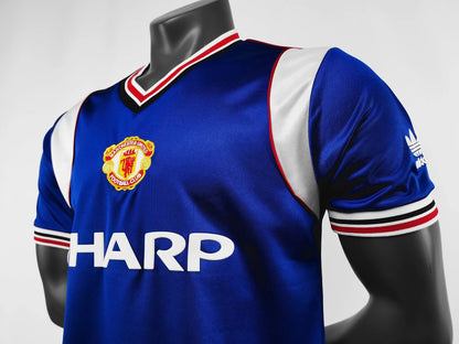 1985 Man United Third Away Blue