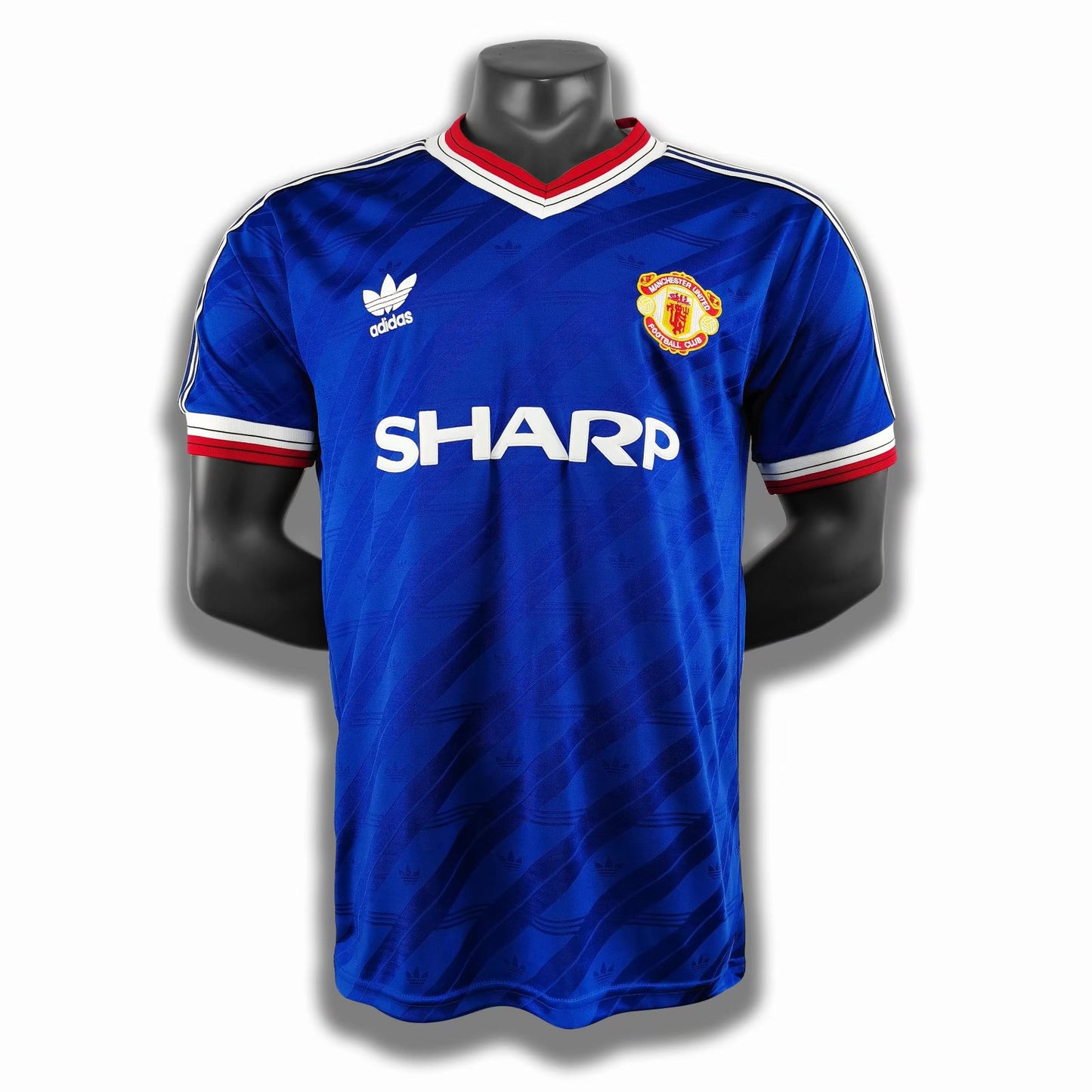 1986/88 Man United Third Away Blue