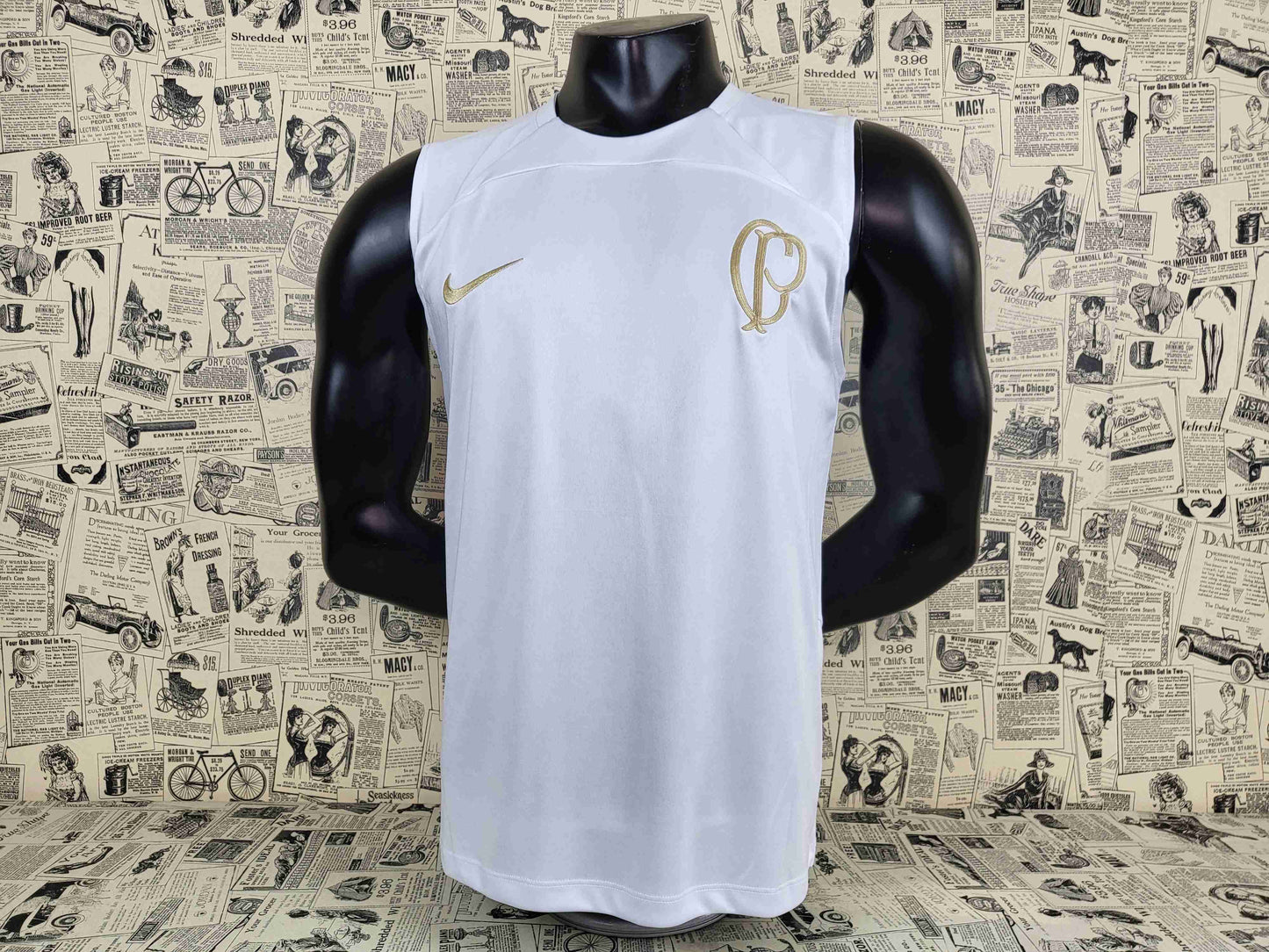 23/24 Corinthians White Vest Training Suit