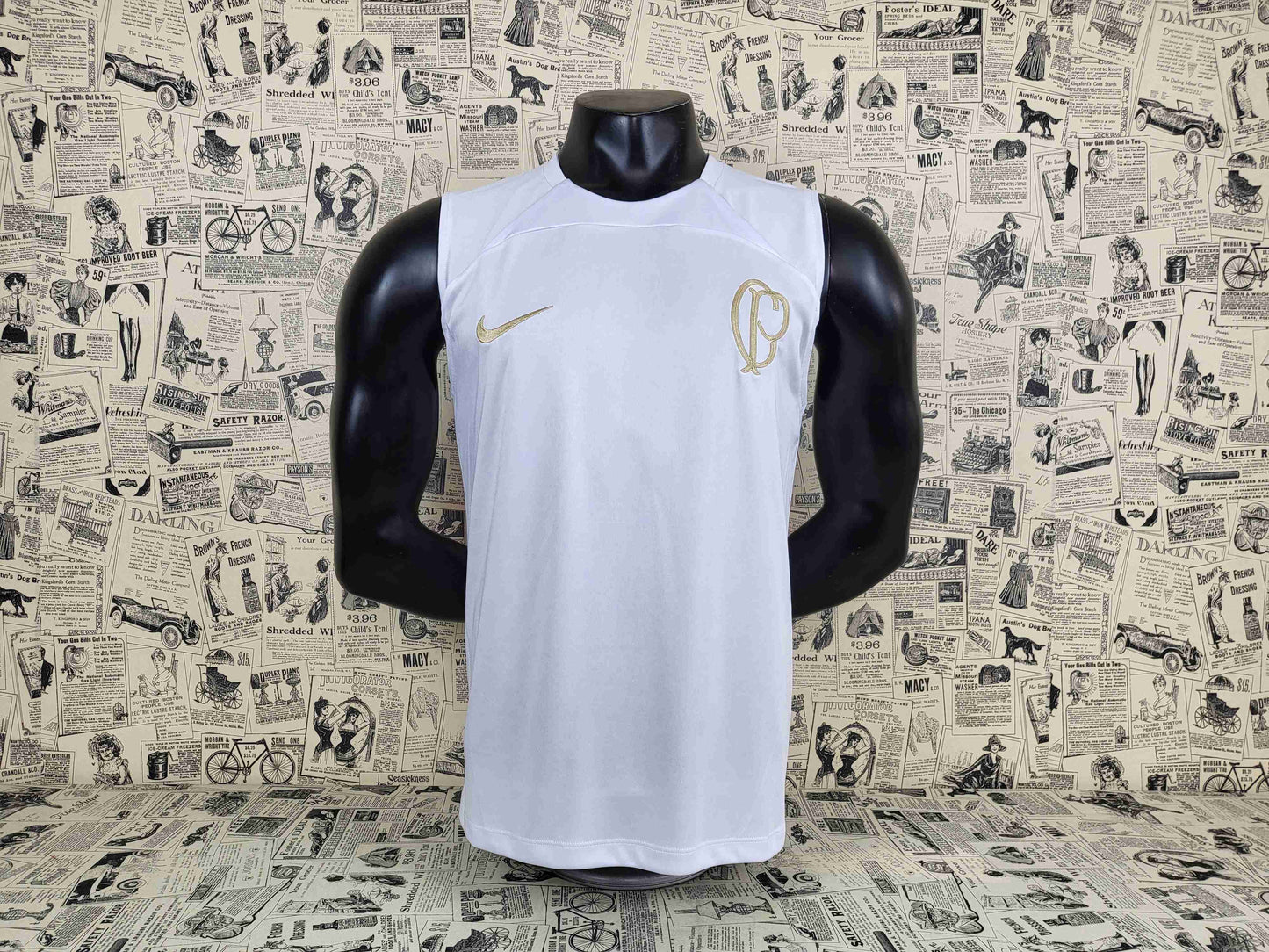 23/24 Corinthians White Vest Training Suit