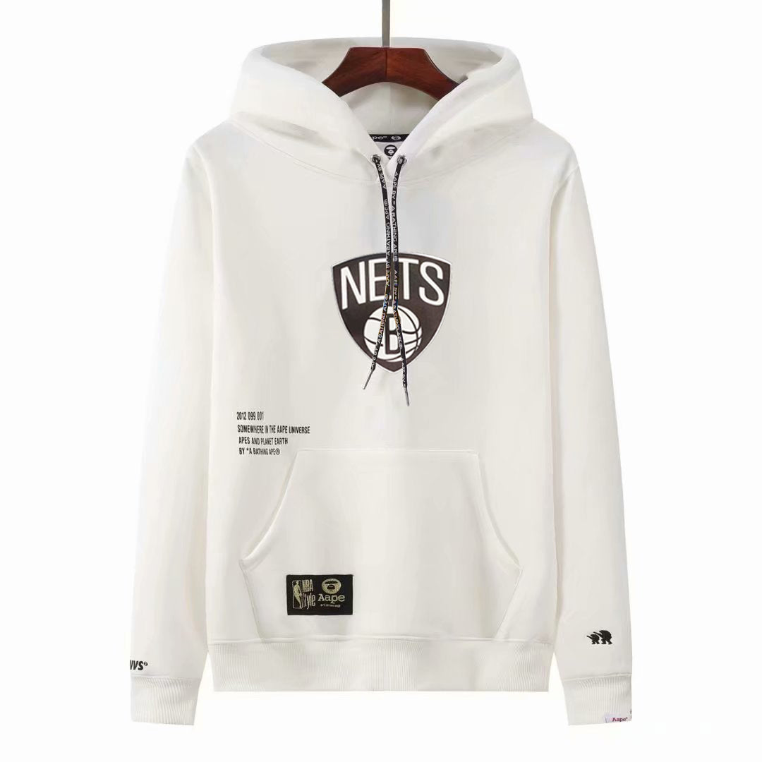 Suéter NBA Nets de algodón S-2XL