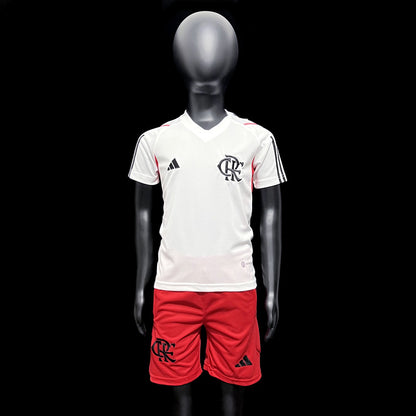 23/24 Flamengo Kids Training Suit White