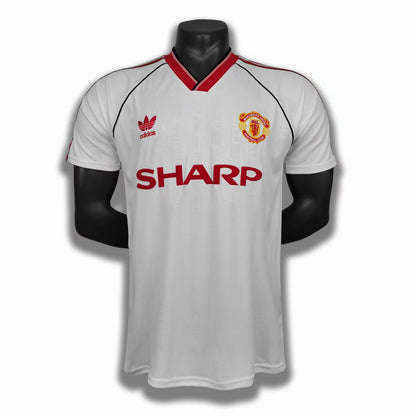 1988/90 Man United Away White