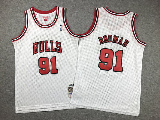 Chicago Bulls 91 White - NBA Jersey S-2XL