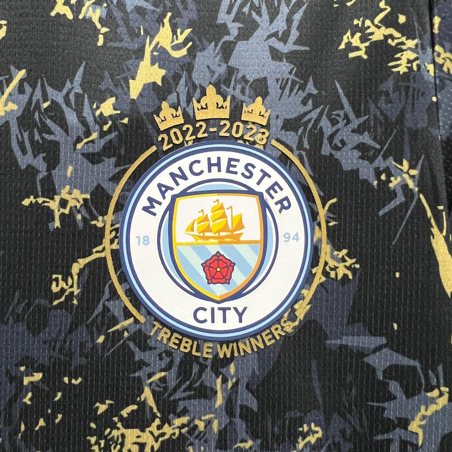 23/24 Manchester City Black Gold Special Edition Fan Version