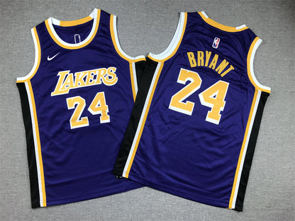 Los Angeles Lakers 24 Purple cuello redondo - NBA Jersey S-2XL