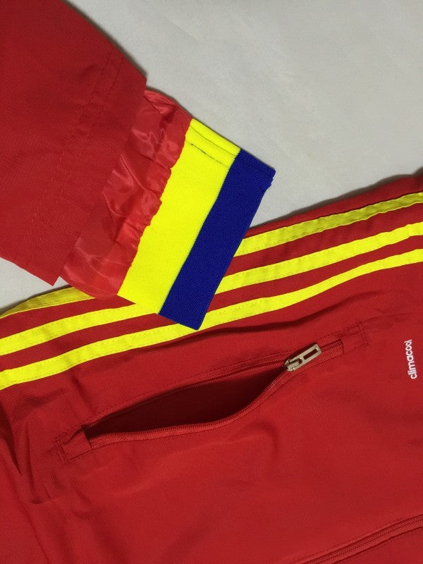 Retro 2016 España Euro Cup Red Hoodie Jacket